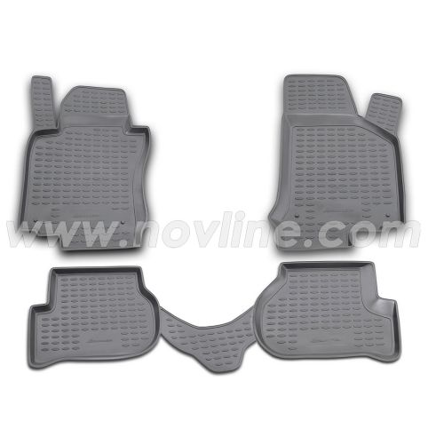 Коврики полиуретановые в салон Novline (RU) VW Golf V 10/2003-2009 4 шт.