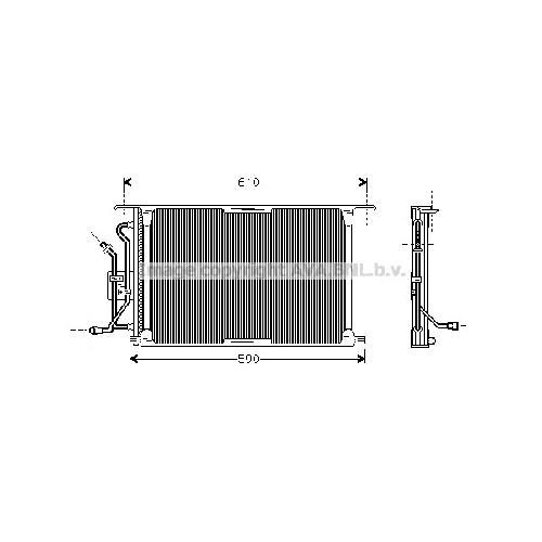 Радиатор кондиционера FORD FIESTA ( All 95-02/ALL 97-) P518*362*22 2 Радиатор кондиционера FORD FIESTA ( All 95-02/ALL 97-) P518*362*22 1