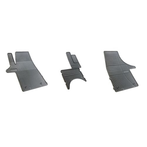 Коврики резиновые FROGUM (PL) второй ряд 3 шт. для VW TRANSPORTER Т5 2003-2009 (ВОЛЬКСВАГЕН ТРАНСПОРТЕР 5) 1