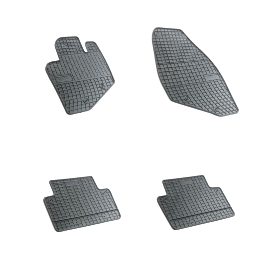 Коврики резиновые FROGUM (PL) 4 шт. для VOLVO S60 2000-2010 (ВОЛЬВО S60)