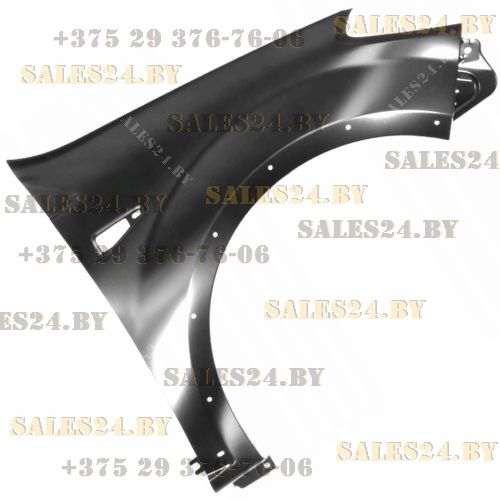 Крыло переднее правое с отв. повторителя поворота (STEPWAY) RENAULT SANDERO 2008-2013 / DACIA SANDERO 2008-2012 | TYG / Тайвань