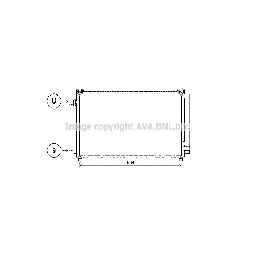 Радиатор кондиционера MAZDA CX9 ( ALL 07-) P665*410*16