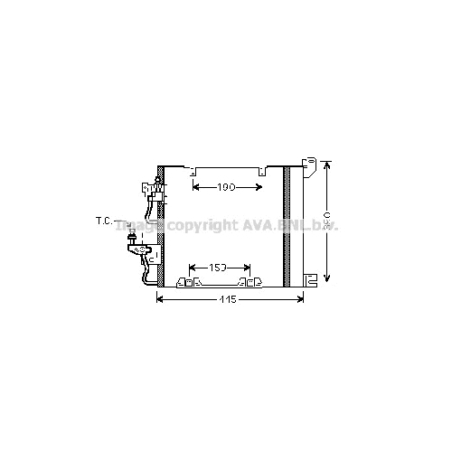 Радиатор кондиционера OPEL ASTRA (1.7-1.9CDTi 02/04-) P375*382*20 (M/A) 2 Радиатор кондиционера OPEL ASTRA (1.7-1.9CDTi 02/04-) P375*382*20 (M/A) 1