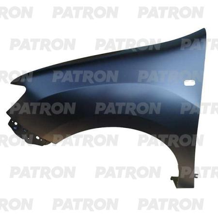 Крыло переднее левое с отв. повторителя поворота RENAULT SANDERO 2014-2021 / RENAULT LOGAN 2013-2021 | PATRON / Китай