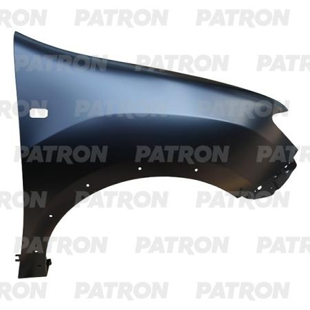 Крыло переднее правое с отв. повторителя поворота (STEPWAY) RENAULT SANDERO 2014-2021 / RENAULT LOGAN 2013-2021 | PATRON / Китай
