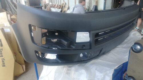Бампер передний темно-серый (структурный) VW TRANSPORTER T5 2009-2015 | TYG / Тайвань 15