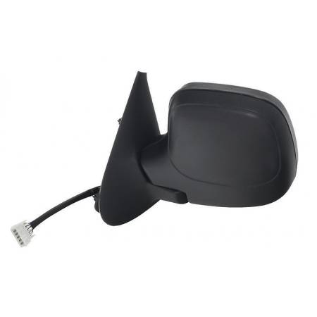 Зеркало в сборе левое электрическое, с подогревом, выпуклое, грунтованное CITROEN BERLINGO / PEUGEOT PARTNER 1996-2008 | PATRON / Китай