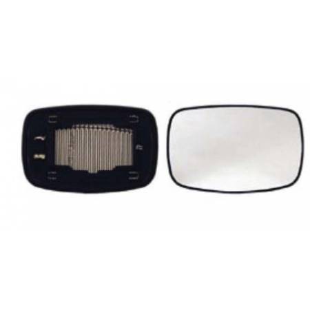 Зеркальный элемент правый с рамкой и подогревом, выпуклый FORD FIESTA MK4 1994-99 / MAZDA 121 1996-99 | PATRON / Китай