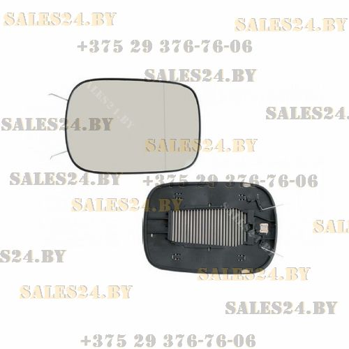 Зеркальный элемент левый асферический с подогревом VOLVO XC90 2002-2006 | PATRON / Китай
