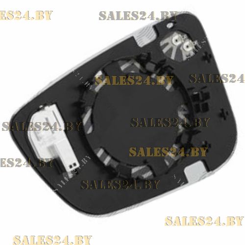 Зеркальный элемент правый асферич с обогревом ( с функцией Side assist) BMW 5 G30 / G31 2017-2020 / BMW 7 G11 / G12 2016-2021 / 6 GT (G32) / 8 (G14/G15) | POLCAR / Польша