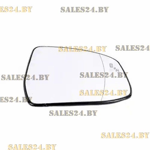 Зеркальный элемент правый асферичиский с подогревом (с функцией side assist) FORD MONDEO 2013-2021 | POLCAR / Польша