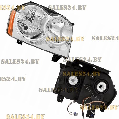 Фара передняя правая мех. регулир. (HB3+HB4) JEEP GRAND CHEROKEE 2005-2007 USA | POLCAR / Польша