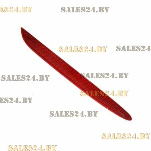 Катафот отражатель левый в задний бампер (седан) MERCEDES E W213 2016-2020 / S W223 2020-2026 / A W177 2018-2024 | POLCAR / Польша