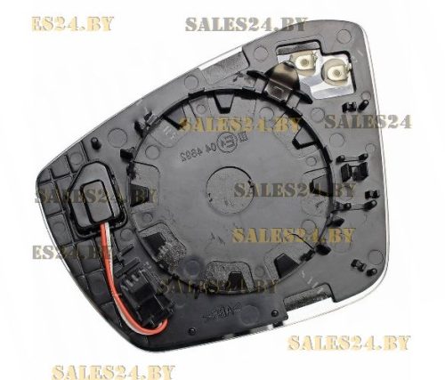 Зеркальный элемент правый выпукл., с обогревом верхний (функц. side assist) SKODA OCTAVIA 2013-2020 / VW T-ROC 2017-2022 | POLCAR / Польша 1
