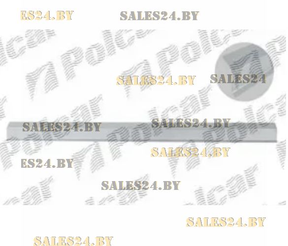Порог левый=правый (не штамп) TOYOTA LAND CRUISER 200 2008-2019 | POLCAR / Польша
