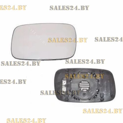 Зеркальный элемент левый асферич., с обогревом VW PASSAT B3 1988-1993 / VW PASSAT B4 1993-1996 | POLCAR / Польша