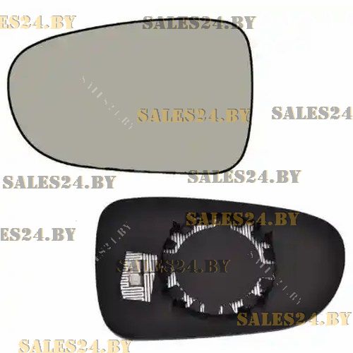 Зеркальный элемент левый выпуклый с обогревом VW SHARAN 1995-2000 / FORD GALAXY 1995-2000 | POLCAR / Польша