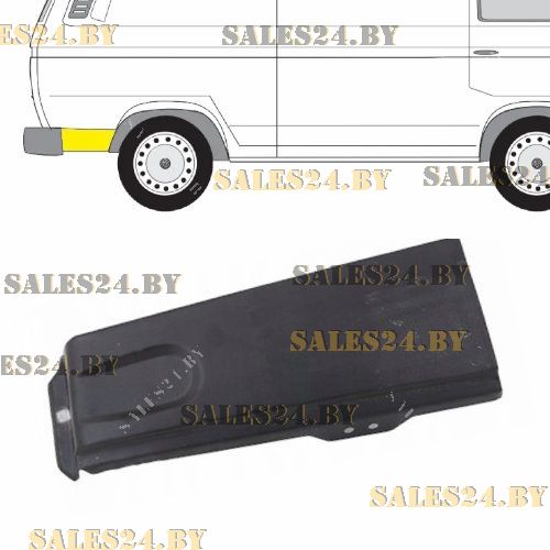Задняя часть задней правой акри VW TRANSPORTER T2-T3 1979-1990 | POLCAR / Польша