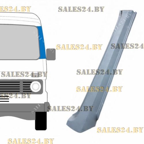 Стойка передняя возле лобового левая VW LT 1975-1996 | POLCAR / Польша