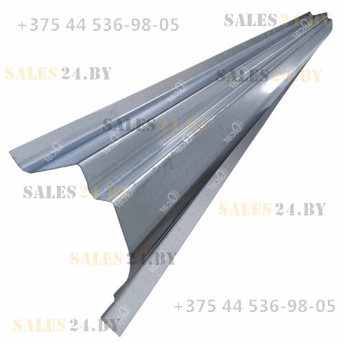 Порог (0,8 мм, ОЦИНК) правый (полный профиль, до резинки) HYUNDAI SONATA 5 NF 2005-2010 | Кузовсталь / Беларусь