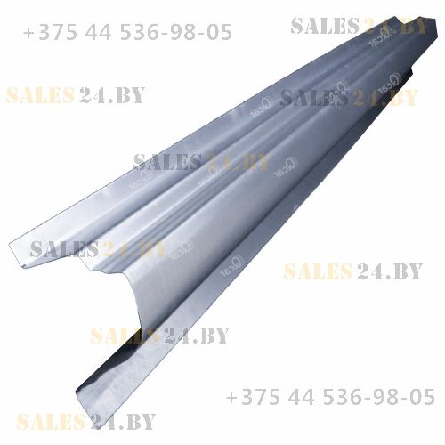 Порог (1,0 мм, ОЦИНК) правый (полный профиль, до резинки) NISSAN ALMERA N15 1995-2000 | Кузовсталь / Беларусь