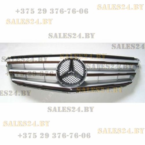 Решетка радиатора (хром. серая.) MERCEDES (W204) 07-11 | SIGNEDA / Польша -Тайвань - Китай