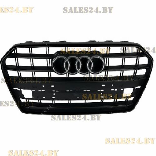 Решетка радиатора 16-18 черная+молд.хром S6 EU AUDI A6 C7 2011-2016 | AVG / Чехия — Тайвань — Китай