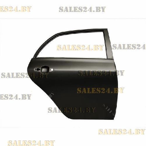 Дверь задняя без отверстий под молдинг 07-12 правая TOYOTA COROLLA 10 E140-E150 2007-2013 | AVG / Чехия — Тайвань — Китай