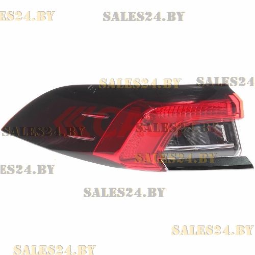 Фонарь задний наружный LED+ хром молдинг левый 19- TYC TOYOTA COROLLA 12 E210 2018-2022 | AVG / Чехия — Тайвань — Китай