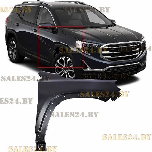 Крыло переднее 18- правое GMC TERRAIN 2018-2024 | AVG / Чехия — Тайвань — Китай