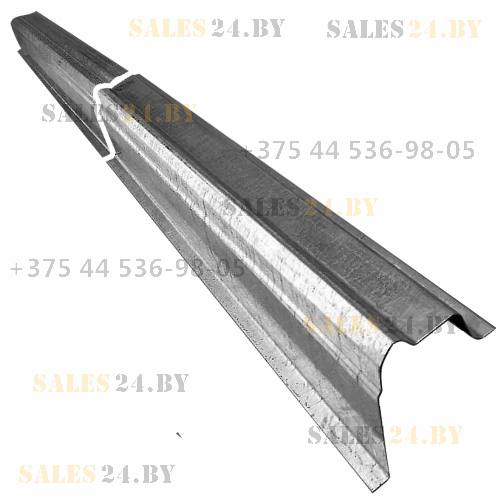 Порог (1,0 мм, ОЦИНК) правый (полный профиль) CHRYSLER VOYAGER, TOWN&COUNTRY 4 / DODGE CARAVAN, GRAND CARAVAN 4 2001-2007 | Кузовсталь / Беларусь