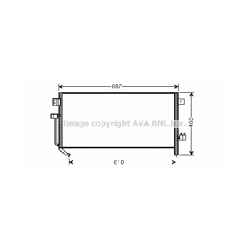 Радиатор кондиционера SUBARU FORESTER ( ALL 02/02-05/08) P635*350*16 (M/A) 2 Радиатор кондиционера SUBARU FORESTER ( ALL 02/02-05/08) P635*350*16 (M/A) 1