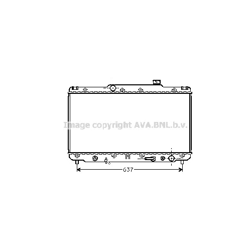 Радиатор охл. ДВС TOYOTA CAMRY (2.2 92-96) P718*425*16 (A.KL+/-) 2 Радиатор охл. ДВС TOYOTA CAMRY (2.2 92-96) P718*425*16 (A.KL+/-) 1