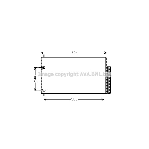 Радиатор кондиционера TOYOTA AURIS (1.4-1.6i, 1.4D4D 10/06-) P598*375*16 2 Радиатор кондиционера TOYOTA AURIS (1.4-1.6i, 1.4D4D 10/06-) P598*375*16 1