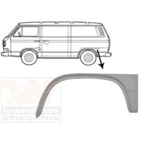 Арка задняя левая VW TRANSPORTER T2 / T3 1979-1990 | VAN WEZEL / Бельгия 4 Арка задняя левая VW TRANSPORTER T2 / T3 1979-1990 | VAN WEZEL / Бельгия 3